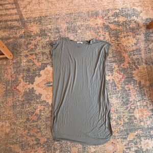 Double Zero Sage Green tshirt dress
